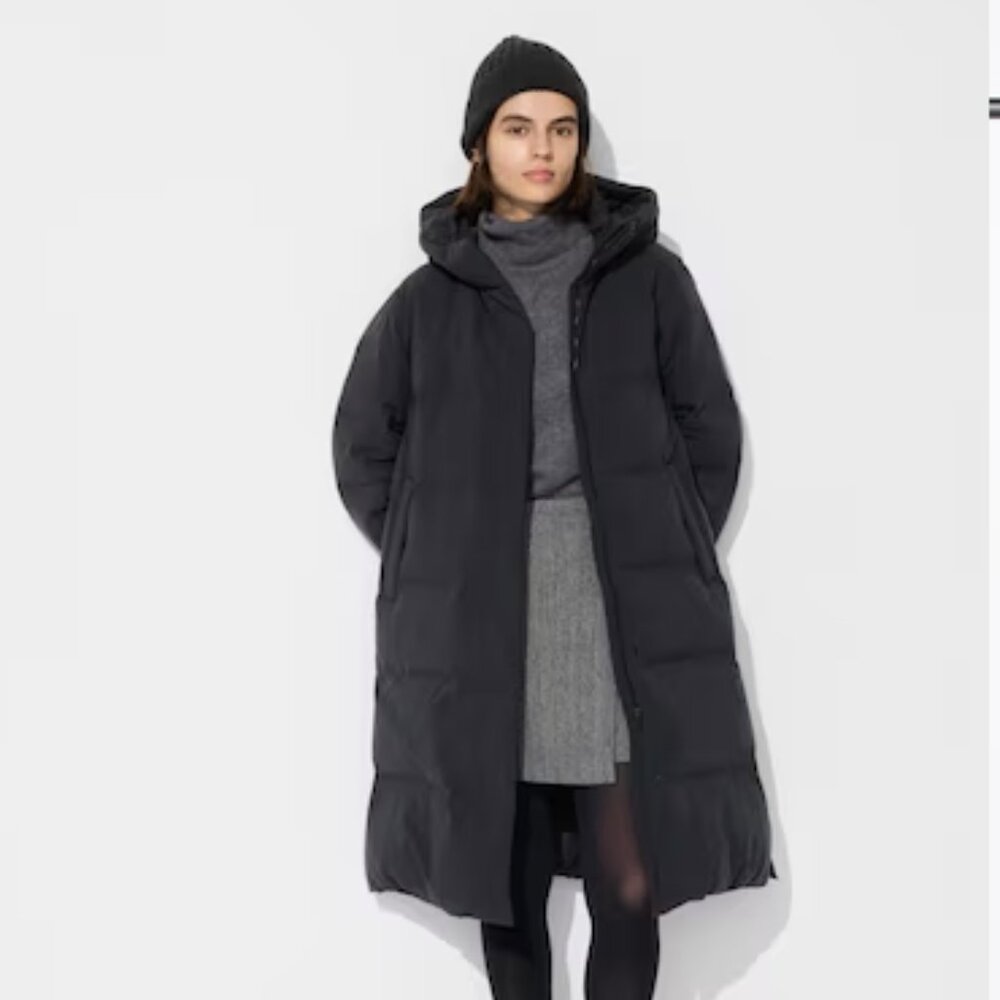 ISO: Uniqlo seamless long down coat in xxs